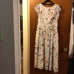 Floral print dress